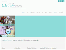 Tablet Screenshot of lalelilolustudios.com